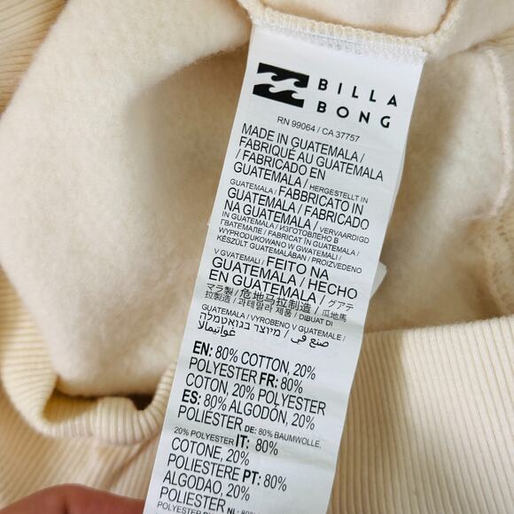 Billabong Sweatshirt Womens Small Skeleton Surfer Wave Floral Surf Retro Sweater - Picture 8 of 11